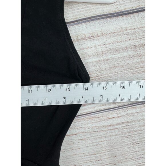 Tripp NYC Daang Goodman Fit and Flare Goth Fishnet Dress Women's Small Black - Picture 11 of 13